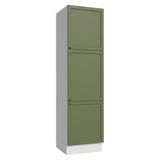 Paneleiro 60 Cm 3 Portas Vik Madesa Branco/verde