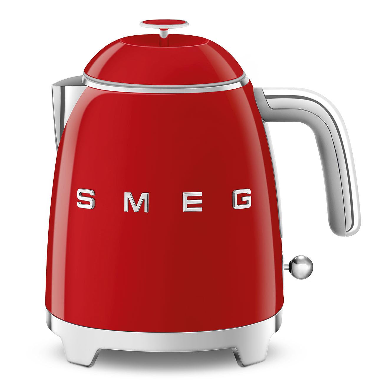 Chaleira Elétrica Smeg Mini 50's Retro Style 0.8l Vermelha