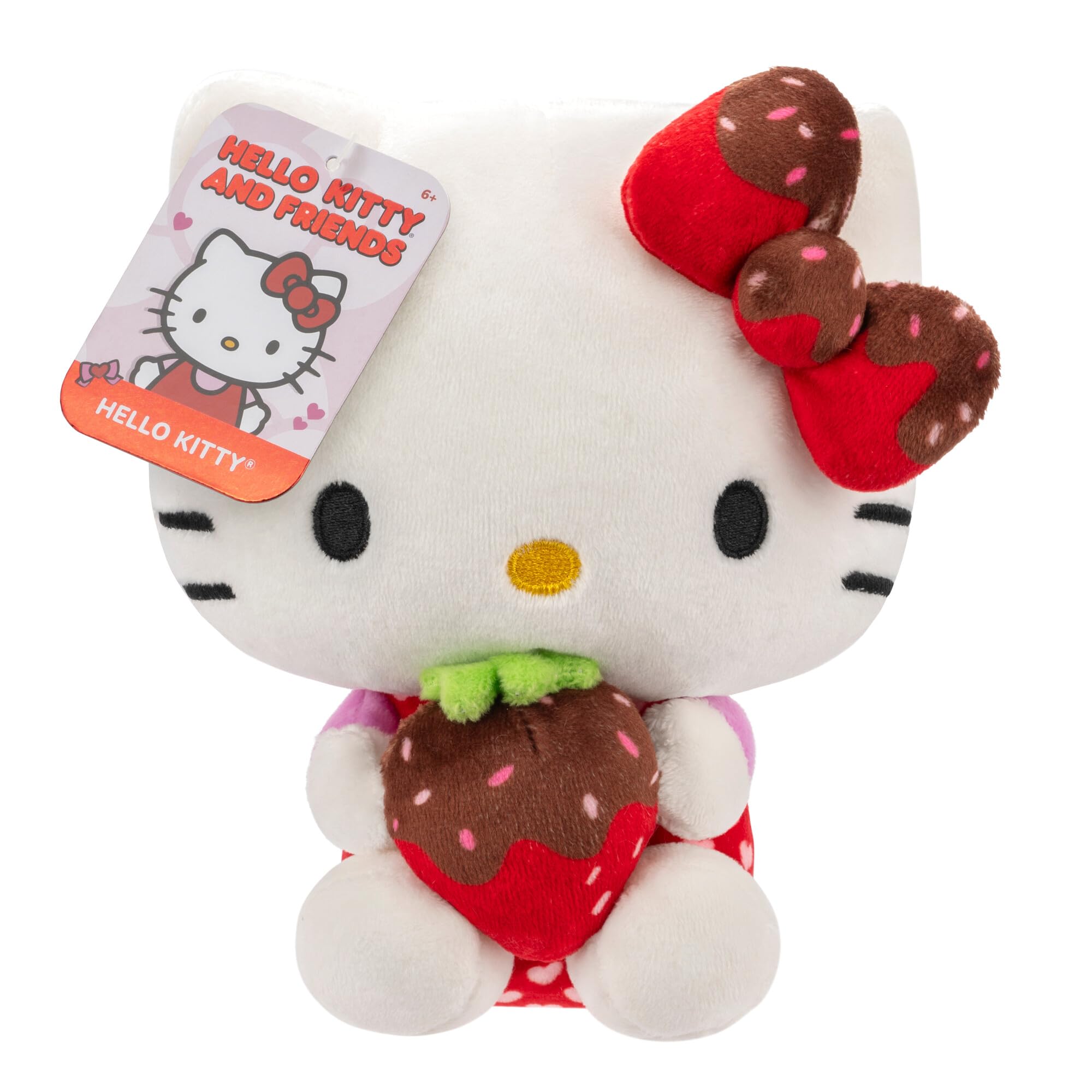 Brinquedo De Pelúcia Jazwares Hello Kitty &amp; Friends De 20 Cm Com Chocolate