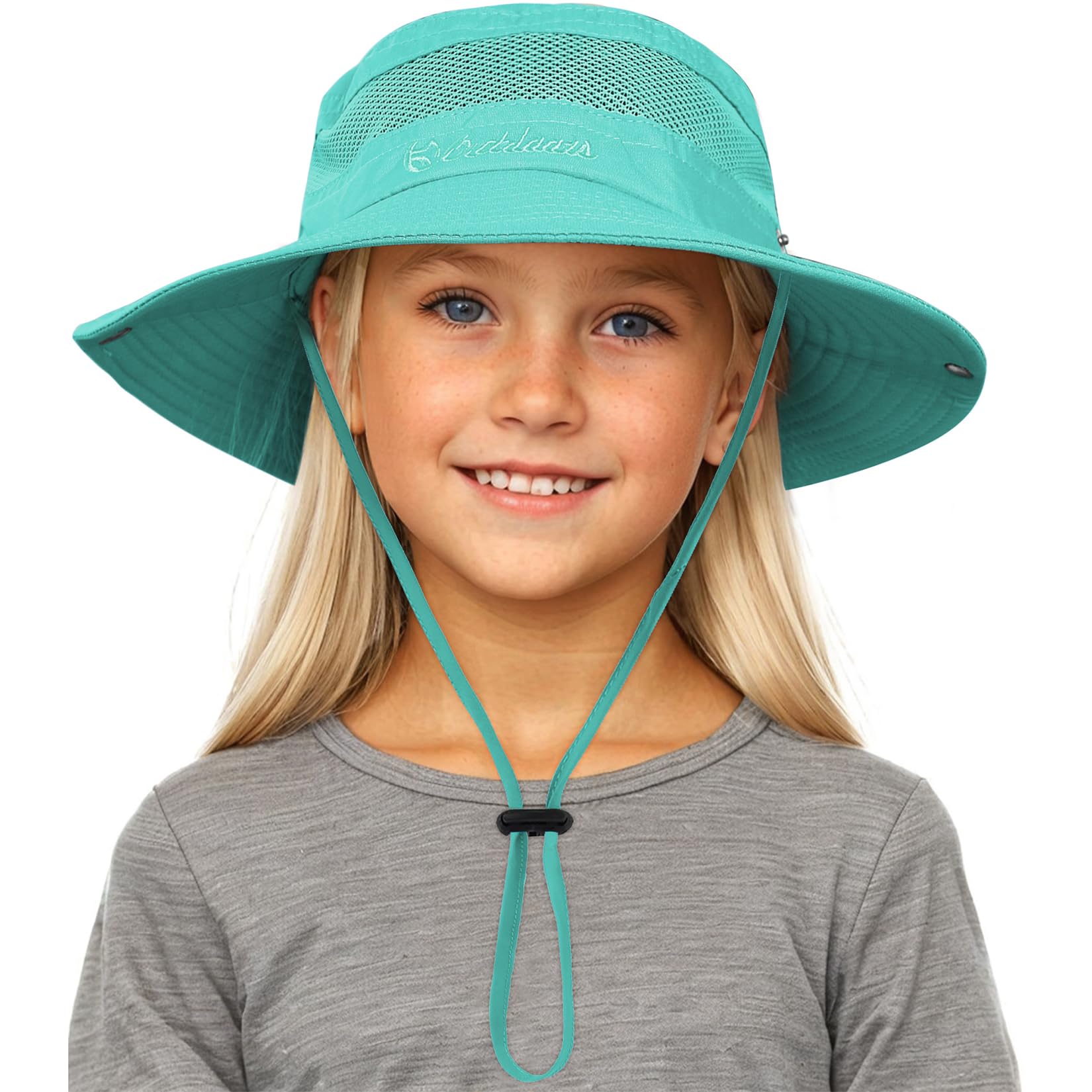 Chapéu De Sol Century Star Outdoor Kids Upf 50+ Quick Dry Lake Blue