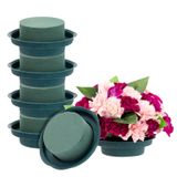 Juvale Redondo De Espuma Floral Úmida Para Arranjos De Flores, Pacote Com 6