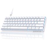 Teclado Dierya Dk61se Wired Gaming 61 Teclas Vermelho Mecânico