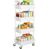 Organizador De Carrinho Giratório Pipishell Piuc15w 4 Camadas Branco