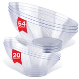 Taças De Servir Stock Your Home (pacote Com 6) 1,6 L E 1,2 L