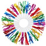 Pacote De 50 Saudações Sustentáveis Da Party Noise Makers (5 Cores)