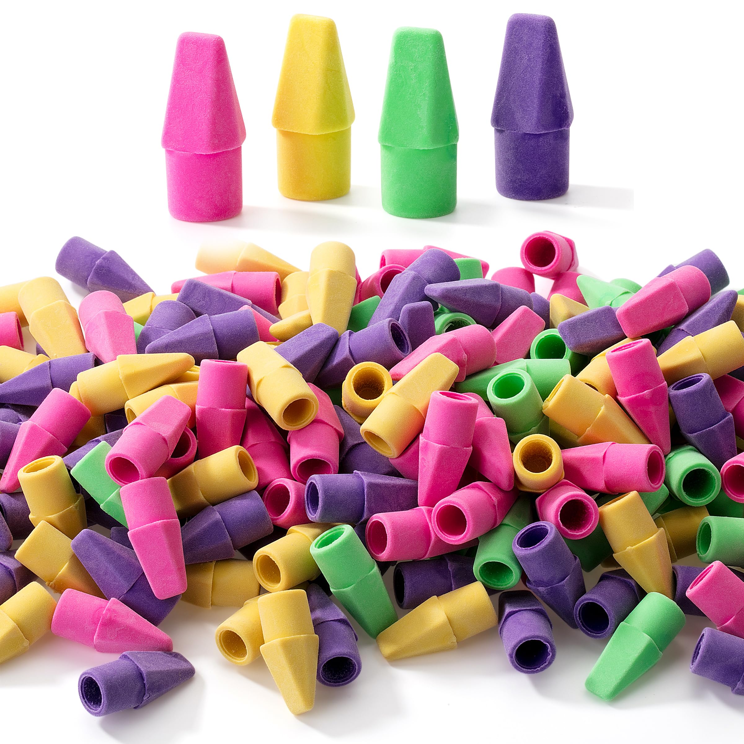 Pencil Toppers Mr. Pen, Pacote Com 500 Cores Vibrantes, Sem Látex