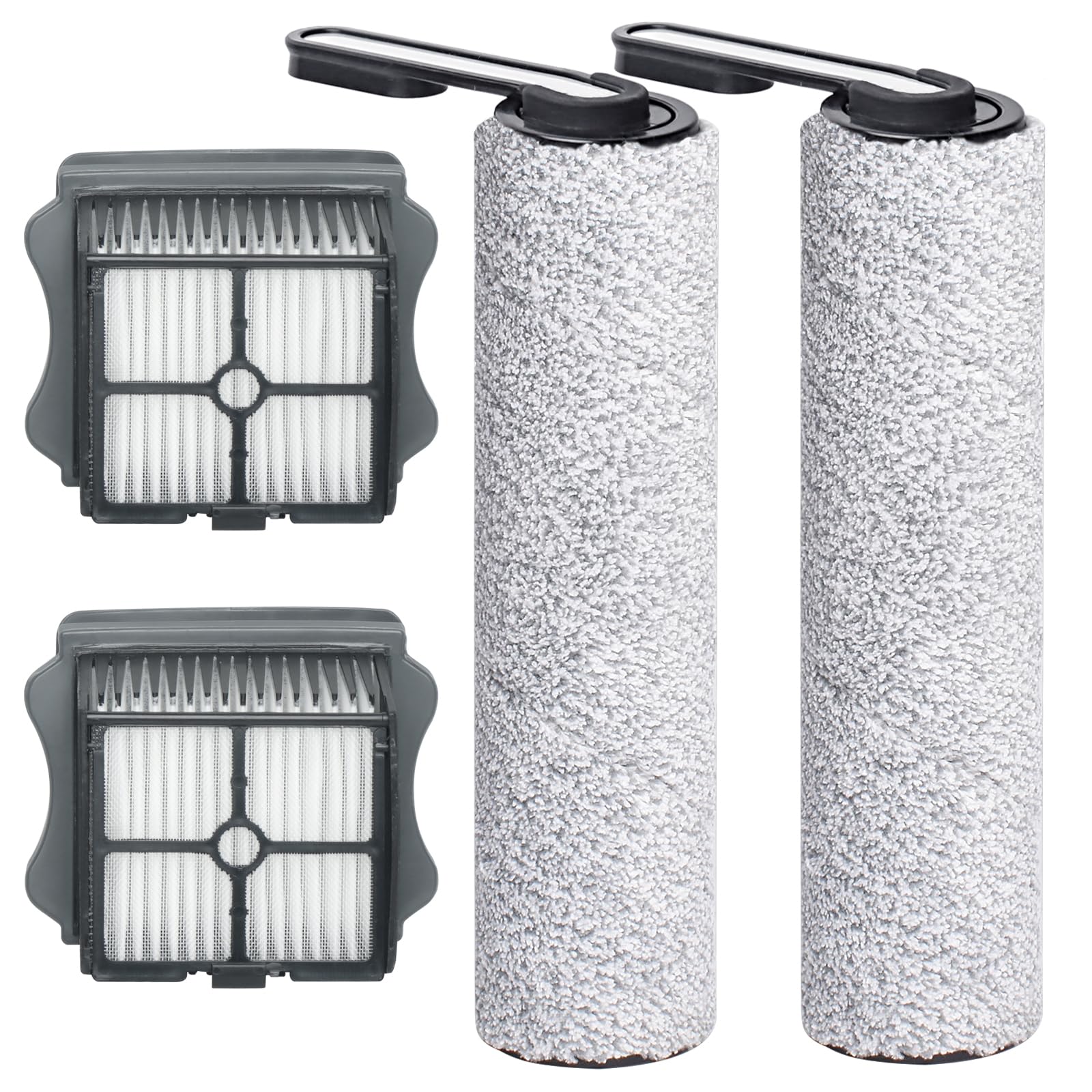 Rolo De Escova De Reposição E Filtro Hepa Para Aspirador De Pó Seco Sem Fio Tineco Floor One S5 E S5 Pro 2