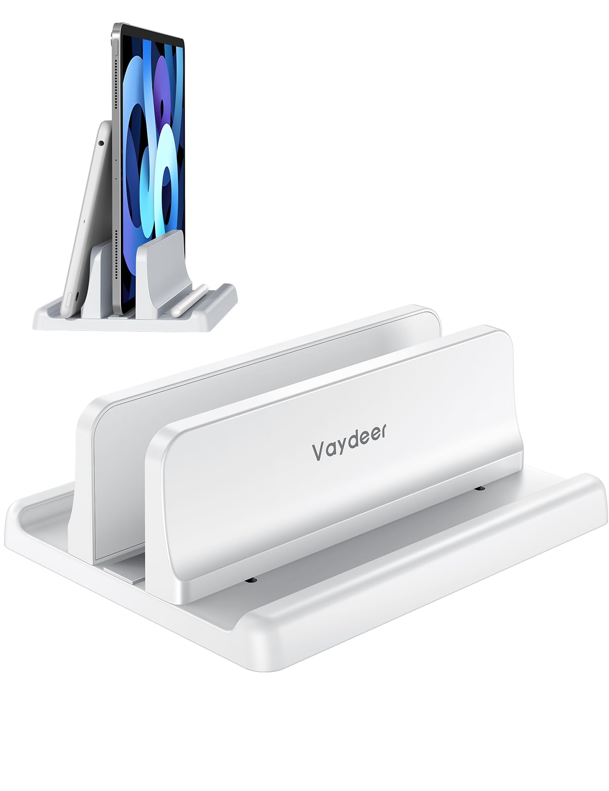 Suporte Vertical Para Laptop Vaydeer Plastic White 17.3"