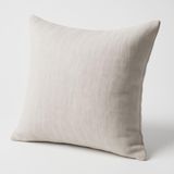 Almofada Decorativa 42cm Em Suede Fofinha Lisa Para Sofá Bege