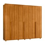 Guarda-roupa Casal Volpi Ripado 6 Portas 6 Gavetas - 7 Decor Cinamomo