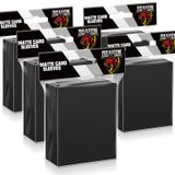 Card Sleeves Kitoyz Black Toploaders 500 Unidades Para Cartas Colecionáveis