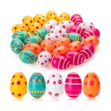 Ovos De Páscoa De Plástico Mr. Pen, Pacote Com 30, 7,62 Cm De Altura, Coloridos