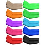Mangas De Braço Geyoga Kids Baseball Com Proteção Uv, 10 Pares