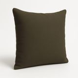 Almofada Decorativa 42cm Em Suede Fofinha Lisa Para Sofá Marrom