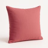 Almofada Decorativa 42cm Em Suede Fofinha Lisa Para Sofá Rosa