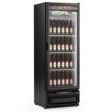 Cervejeira Vertical Porta De Vidro 410 Litros Gcb40v Gelopar Expositor Preto Gelopar 110v