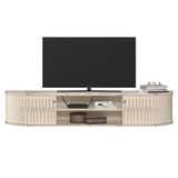 Rack Suspenso Para Sala Algarve - 7 Decor Calacata E Off White