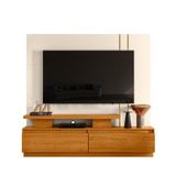 Combo Home + Painel Para Tv 60 Polegadas New Apolo - 7 Decor Cinamomo E Off White