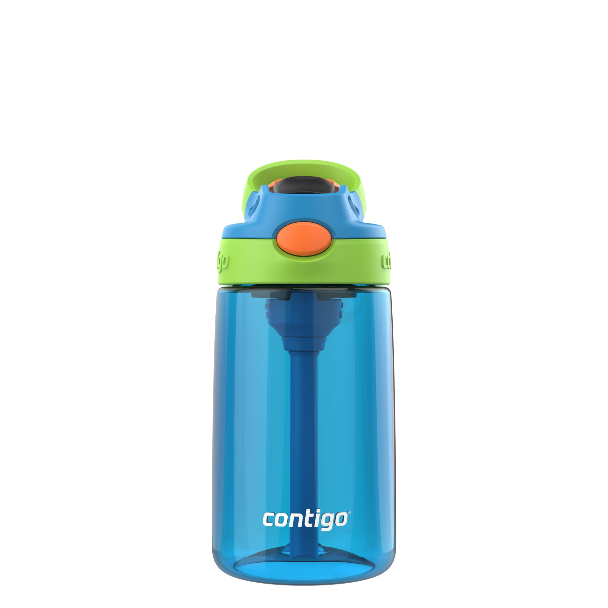 Garrafa De Água Contigo Autospout Kids 420ml Blue Poppy/cool Lime