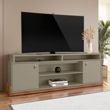 Rack Para Tv 75 Polegadas 67,3cm X 188cm Montana Grigio Fosco / Cinamomo Mel