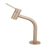 Torneira Para Banheiro Australis Meber Metais Dourado Matte