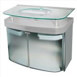 Gabinete Para Banheiro Com Cuba Cris Master Silver