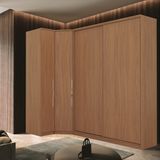 Guarda-roupa Modulado 4 Portas Decor Freijó