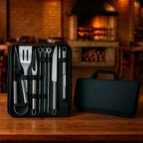 Kit Churrasco Inox Para Quem Ama Cozinhar Na Brasa