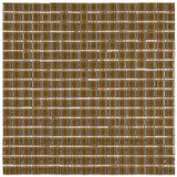 Pastilha De Vidro Cristal Glass Mosaic 30cmx30cm Placas Bege 3