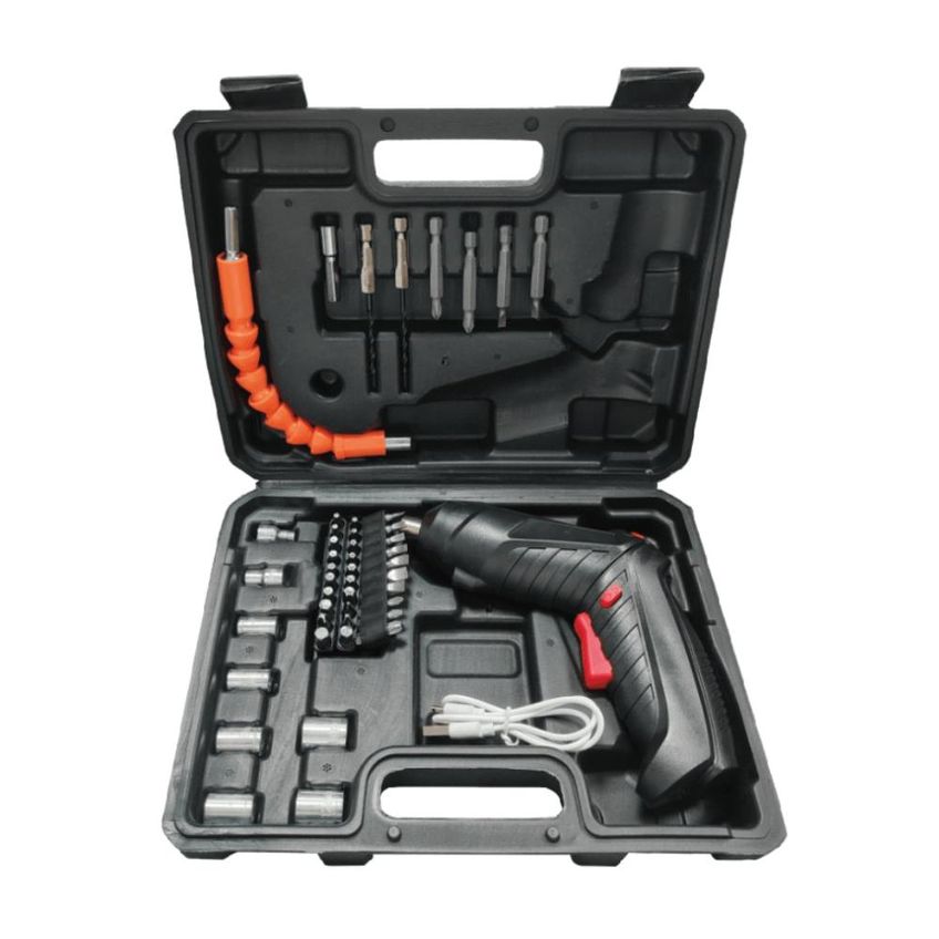 Parafusadeira Portátil Recarregável Xc-pf-10 Com Maleta - imagem 3