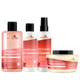 Kit Beleza Ruiva Tratamento Pós Coloração Essenciais