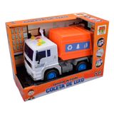 Caminhao De Friccao Coleta De Lixo Luz E Som Operacao Resgate Dm Toys