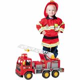 Caminhao Roda Livre Bombeiro Fire Sirene Com Sons E Luzes Magic Toys