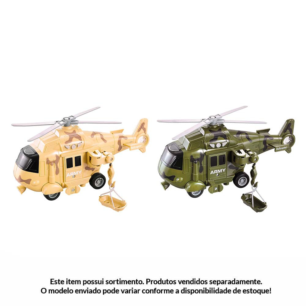 Helicoptero De Friccao Operacao Resgate Sortido Dm Toys