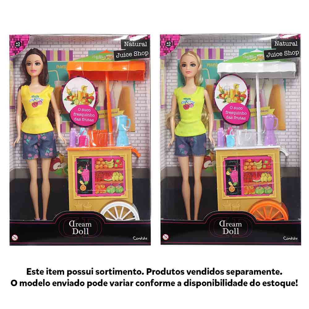Boneca Articulada 30cm Dream Doll Natural Juice Shop Sortida Candide