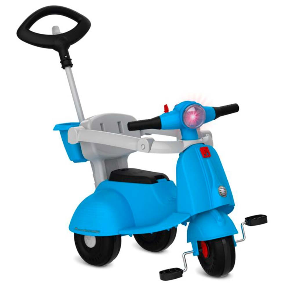 Triciclo Infantil Passeio E Pedal Banderetta Azul Bandeirante