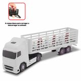 Caminhao Roda Livre Voyager Boiadeiro Branco Roma Brinquedos