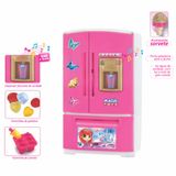 Geladeira Infantil Com Som E Luz Princess Meg Sai Agua Magic Toys