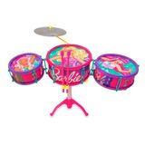 Bateria Infantil Barbie Dreamtopia Bateria Musical Pequena Fun Divirta Se