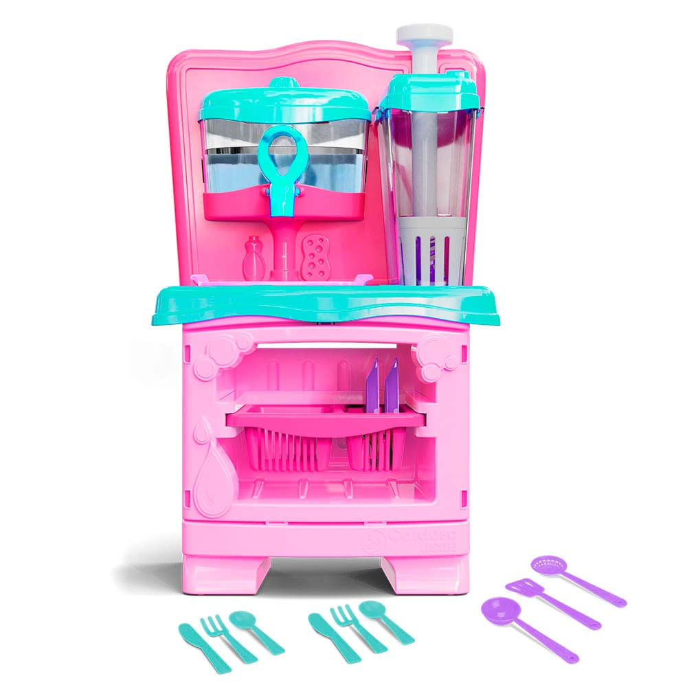 Pia Lava Loucas Infantil Acqua Bubble Sai Agua Cardoso Toys