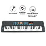 Teclado Com Microfone Infantil Hs5460a Dm Toys
