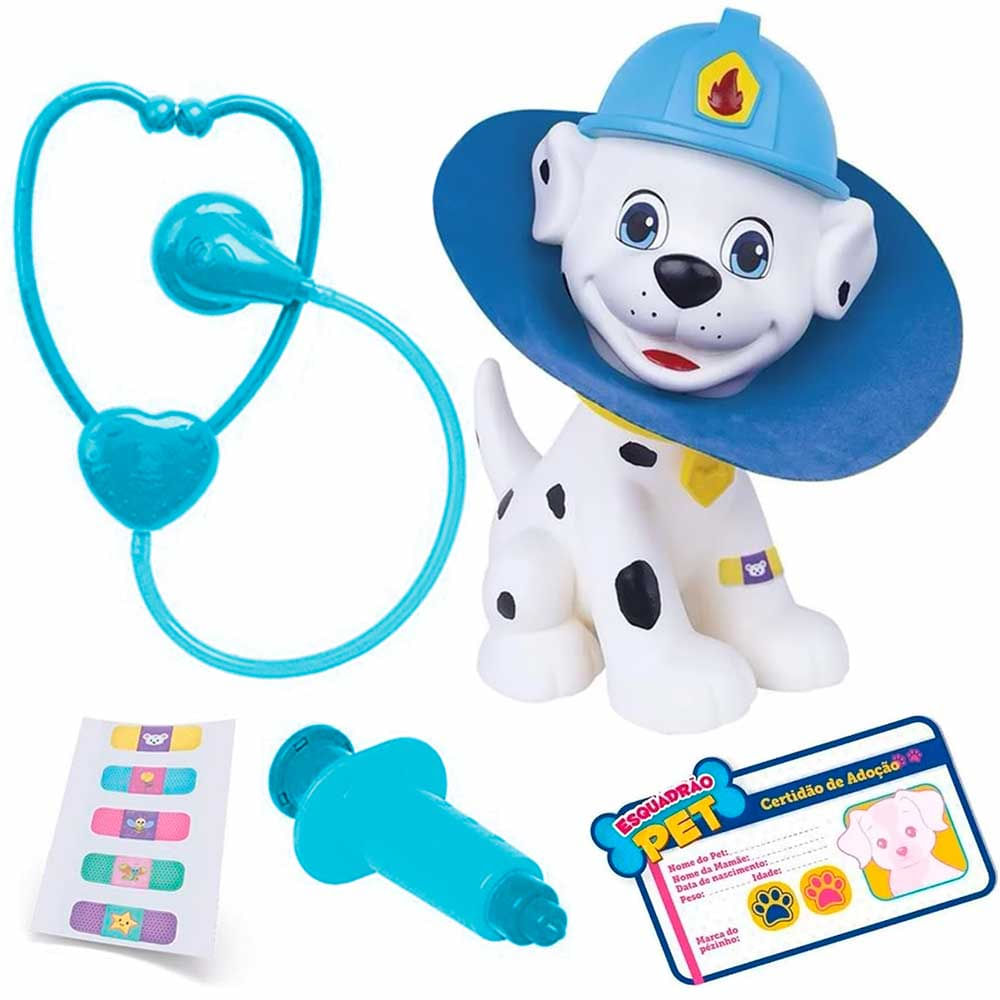 Figura De Vinil Esquadrao Pet Dodoi Dalmata Super Toys