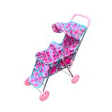 Carrinho De Boneca Gemeos Passeio Divertido Bolas Dm Toys
