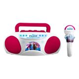 Karaoke Boombox Infantil Disney Frozen Candide