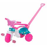 Triciclo Infantil Passeio E Pedal Butterfly Rosa Magic Toys