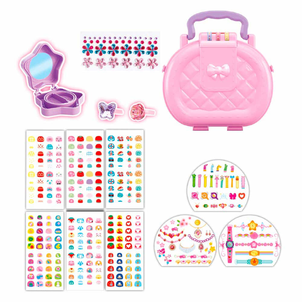 Kit Manicure Infantil Fashion Unha Mania Maleta Dm Toys