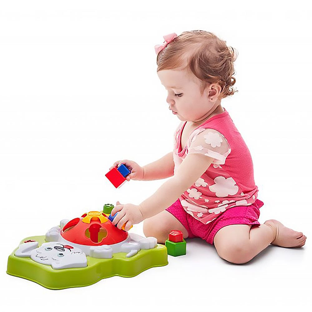 Encaixe De Formas Didaticas Dog Mix Cachorro Tateti