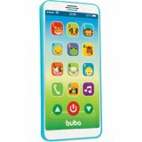 Telefone Infantil Com Sons Celular Baby Phone Azul Buba