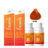Kit Beleza Ruiva Encanto Colors 9.44 E Oxigenada 20vol 6%