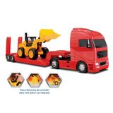 Caminhao Com Carreta Diamond Truck Carregadeira Workers Roma